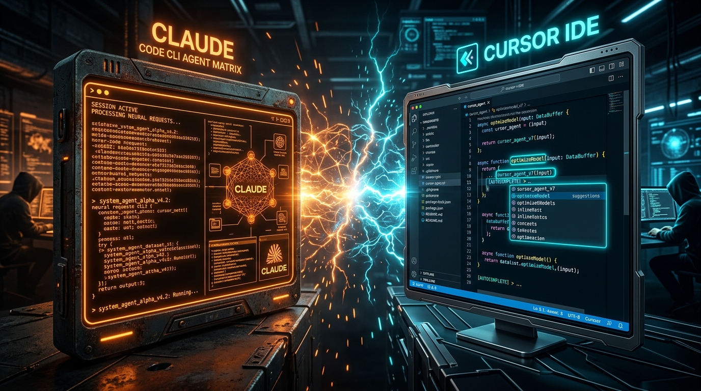 รีวิวเจาะลึก Claude Code vs Cursor: เมื่อ CLI Agent ปะทะ AI IDE ตัวไหนเหมาะกับงานเขียนโค้ดจริงจัง?